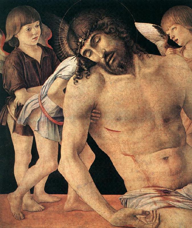 BELLINI, Giovanni Pieta  (detail) Germany oil painting art
